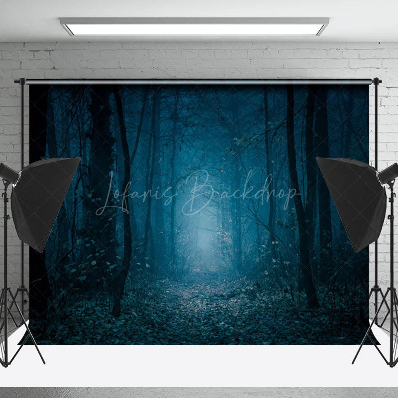 Lofaris Creepy Black Forest Halloween Photography Backdrop