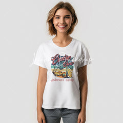 Lofaris Cruise Crew Summer Family Reunion Sunset T-Shirt