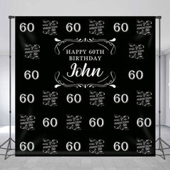 Lofaris Custom Age To Perfection 60th Birthday Backdrop