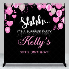 Lofaris Custom Balloon Surprise Party 30th Birthday Backdrop