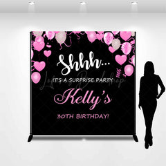 Lofaris Custom Balloon Surprise Party 30th Birthday Backdrop