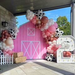 Lofaris Custom Barn 7x7FT Arch Backdrop for Theme Party