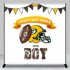 Lofaris Custom Baseball Baby Shower Theme Backdrop for Boy