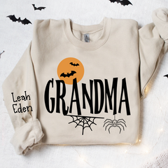 Lofaris Custom Bats Grandma Halloween And Kids Sweatshirt