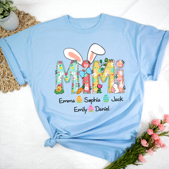 Lofaris Custom Bunny Mimi And Kids Easter Days T-Shirt