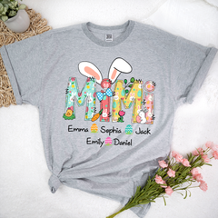 Lofaris Custom Bunny Mimi And Kids Easter Days T-Shirt