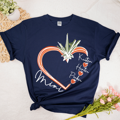 Lofaris Custom Carrot Heart Mimi And Kids Easter Day T-Shirt