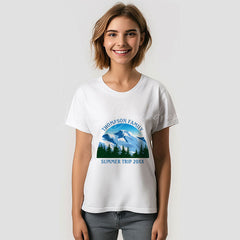 Lofaris Custom Colorado Ski Trip Mountain Family Reunion TShirt