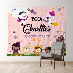 Lofaris Custom Cute Halloween Spooktacular Party Backdrop