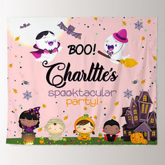 Lofaris Custom Cute Halloween Spooktacular Party Backdrop