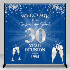 Lofaris Custom Diamond Goblet 30 Year Reunion Party Backdrop