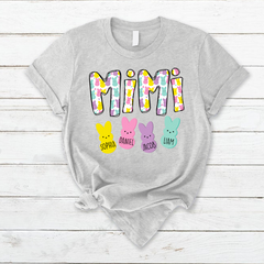 Lofaris Custom Easter Day Mimi And Kids Cute Bunny T-Shirt