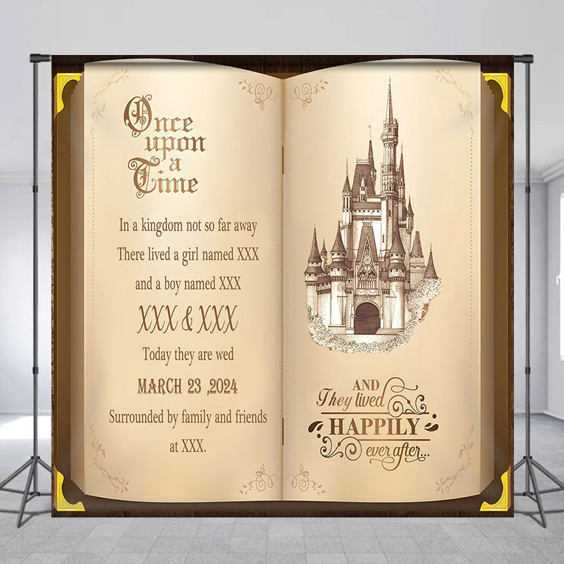 Lofaris Custom Fairytale Storybook Backdrop Wedding Props