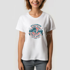 Lofaris Custom Family Name Location 4th of July T-Shirt