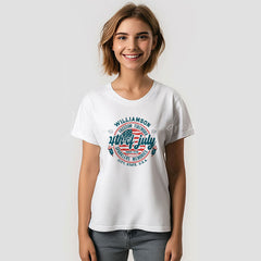 Lofaris Custom Family Name Location 4th of July T-Shirt