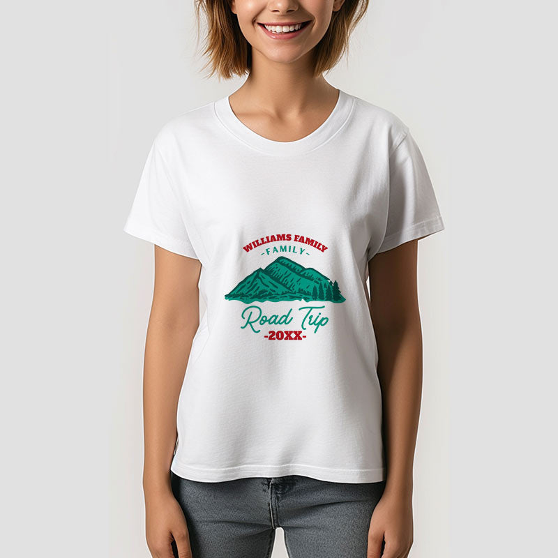 Lofaris Custom Family Reunion Road Trip Mountain T-Shirt