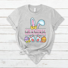 Lofaris Custom Grandma Bunny Kids Easter Days T-Shirt