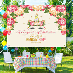 Lofaris Custom Magical Celebration Birthday Party Backdrop