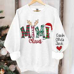 Lofaris Custom Mimi Claus 2024 Merry Christmas Sweatshirt