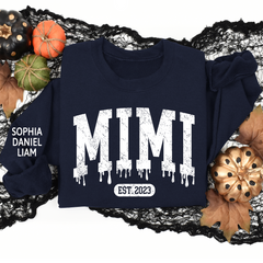 Lofaris Custom Mimi Est Halloween And Kids Name Sweatshirt