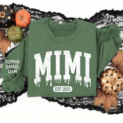 Lofaris Custom Mimi Est Halloween And Kids Name Sweatshirt