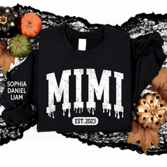 Lofaris Custom Mimi Est Halloween And Kids Name Sweatshirt