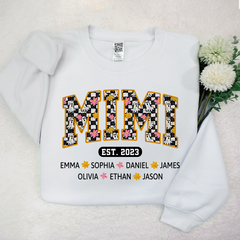 Lofaris Custom Mimi Est Halloween With Grandkids Sweatshirt