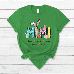 Lofaris Custom Mimi Grandkids Carrots Easter Day T-Shirt