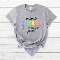 Lofaris Custom Mimi Sweetest Peeps Easter Day Gift T-Shirt