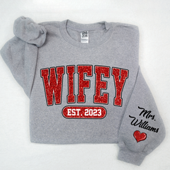 Lofaris Glitter Merry Wifey Est And Custom Names LTP01