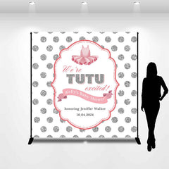 Lofaris Custom Name Repeat Diamonds Baby Shower Backdrop