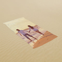 Lofaris Custom Personalized Wedding Beach Towel for Gift