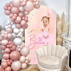 Lofaris Custom Photo Ballet Girl Arch Backdrop For Birthday