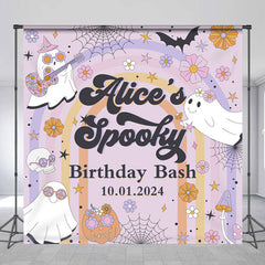 Lofaris Custom Pumpkin Spooky Halloween Birthday Backdrop