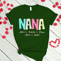 Lofaris Custom Simple Nana Easter Peeps Name Shirt T-Shirt