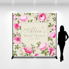 Lofaris Custom Vintage Stamp Floral Bridal Shower Backdrop