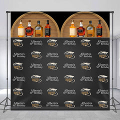 Lofaris Custom Vintage Step And Repeat Birthday Backdrop