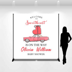 Lofaris Custom Welcome To Sweetheart Baby Shower Backdrop