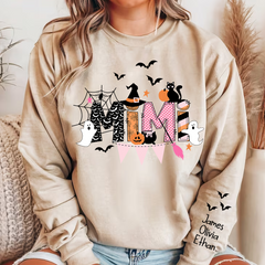 Lofaris Customized Mimi And Kids Halloween Sweatshirt