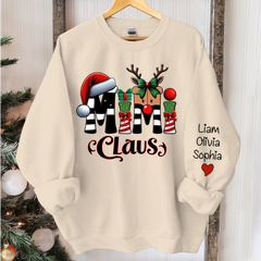 Lofaris Godmerch Mimi Claus Alphabet Christmas Sweatshirt