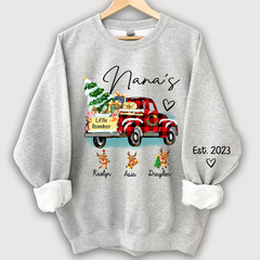 Lofaris Nana¡¯s little reindeer Christmas And Grandkids Sweatshirt