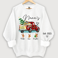 Lofaris Nana¡¯s little reindeer Christmas And Grandkids Sweatshirt