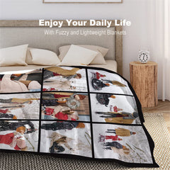 Lofaris Customized Throw Blankets With Pictures For Women