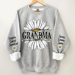 Lofaris Daisy Grandma We Love You Customized Sweatshirt