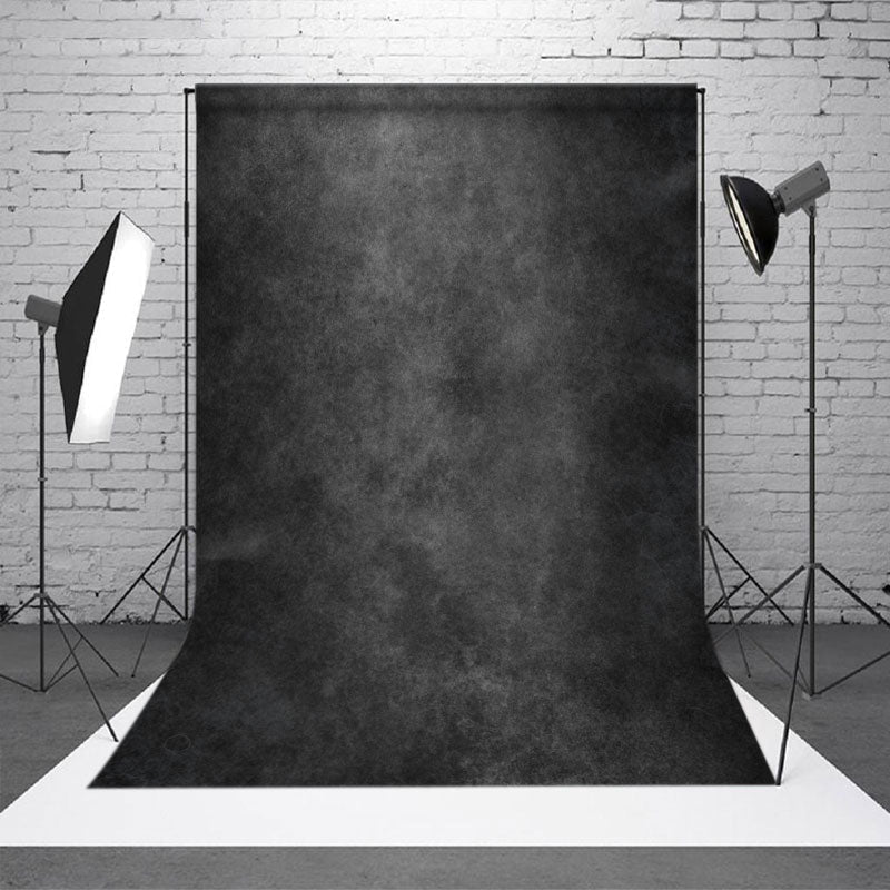 Lofaris Dark Black Vintage Texture Photography Backdrop