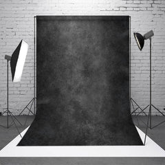 Lofaris Dark Black Vintage Texture Photography Backdrop