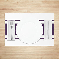 Lofaris Dark Purple Elegant Decoration Set Of 4 Placemats