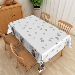 Lofaris Deer Leaves Bohemia Rectangle Tablecloth