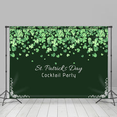 Lofaris Dense Clovers Dark Green St Patricks Day Backdrop