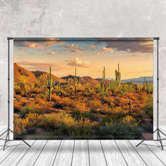 Lofaris Desert Cactus Meadow Natural Landscape Backdrop